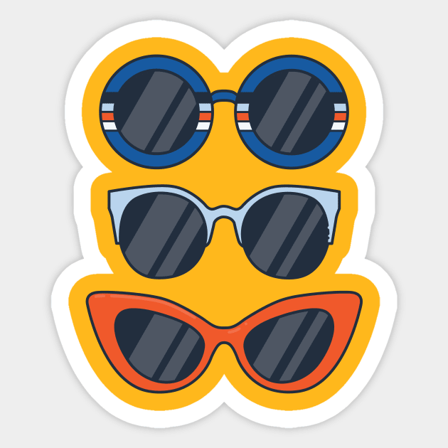 Sunnies Sticker by LoverlyPrints